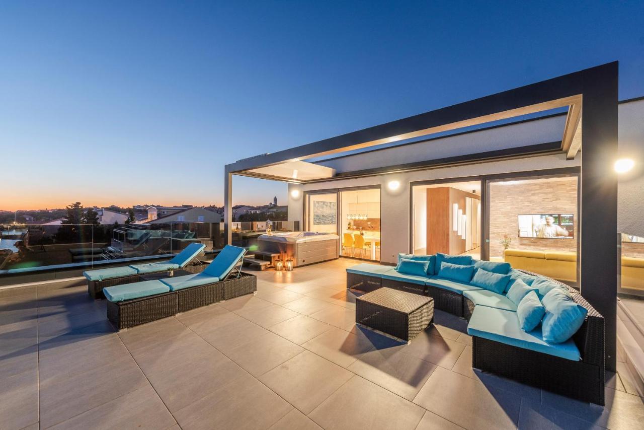 Mediteran Luxury Penthouse With Jacuzzi 만드레 외부 사진